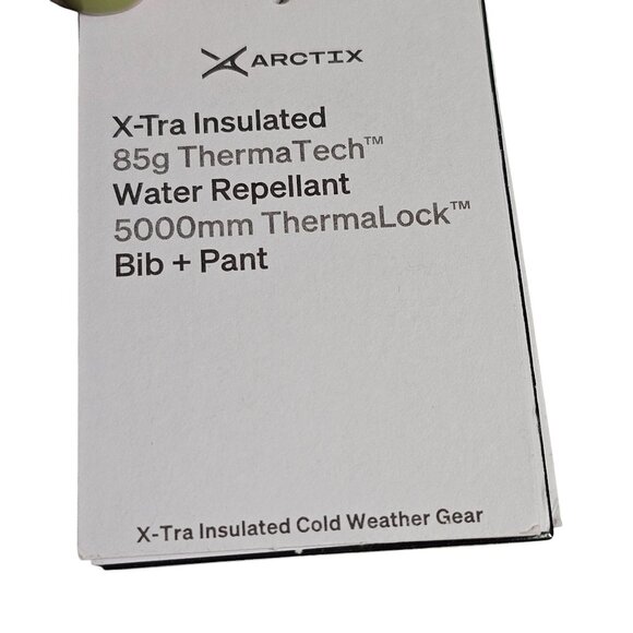 Arctix Youth Outerwear Ski Snow Pants ThermaTech Insulation Steel Black XL NWT - Picture 7 of 15